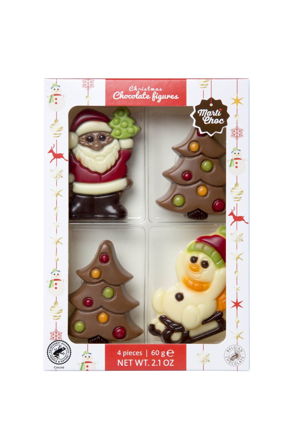 03556 - 24 x 60 gr. MartiChoc Kerstfiguren V2 2D-min