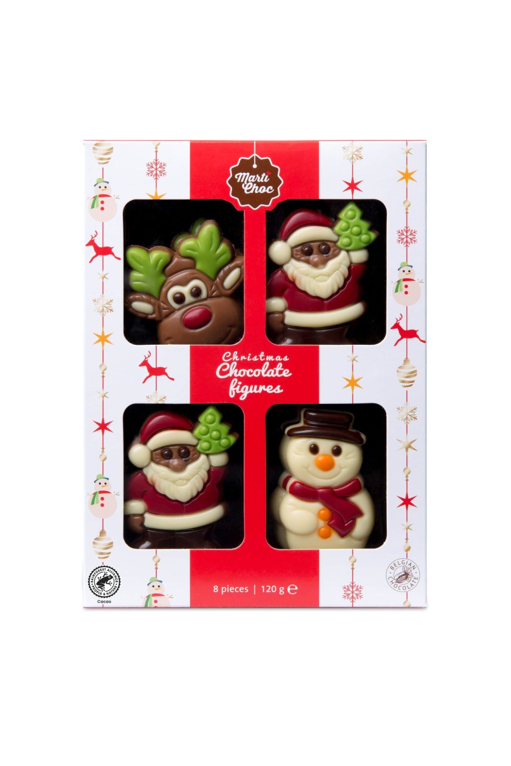 (vouwdoosje) Kerstfiguren melk en wit 120 gr. (72330)-min