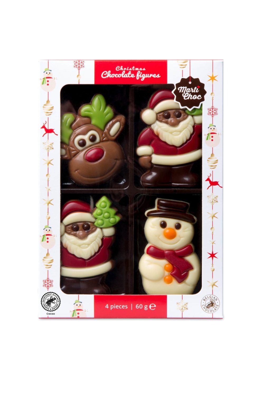 (vouwdoosje) Kerstfiguren melk en wit 60 gr. (72328)-min